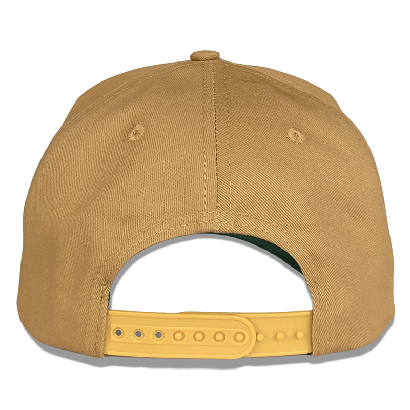 CMC-1129(Customize Brown 100% Cotton Baseball Hat 3D Embroidery Logo 5 Panel A Frame Baseball Cap Factory)